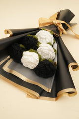 B&W Rose Bouquet