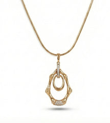 Minimal Loop Gold Necklace