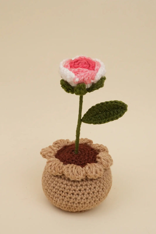 Shaded Rose Pot
