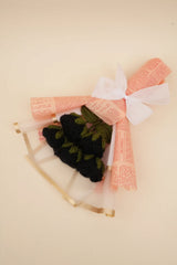 5 Black Roses Bouquet