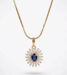 Blue Sapphire Necklace