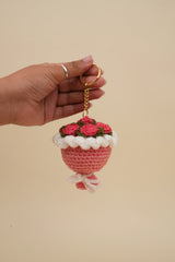 Bundle of pink flower Keychain