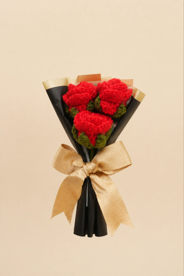 Mini 3 Red Rose bouquet