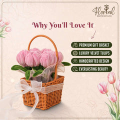Pipe Cleaner Tulip Basket