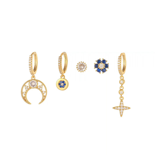 Celestial Charm Piercing Set (In Pair)
