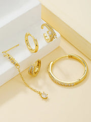 Sculpted Shine Piercing Set (in Pair)