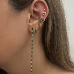 Stacked In Green (in Pair)