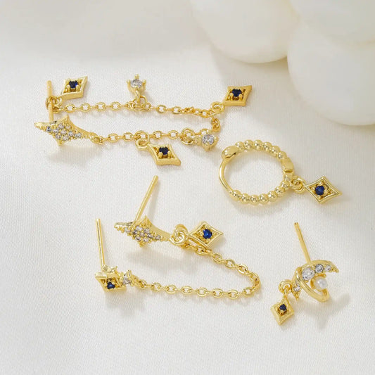 Golden Goddess Piercing Set (in Pair)
