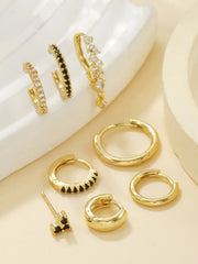 B&W Piercing Set (in Pair)