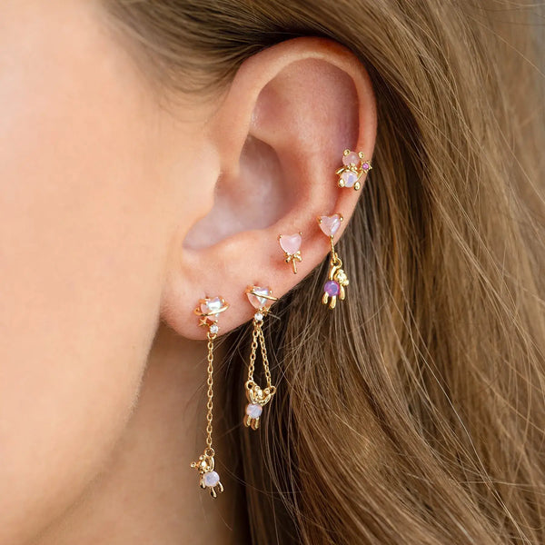 Pink Crush Piercing Set (in Pair)