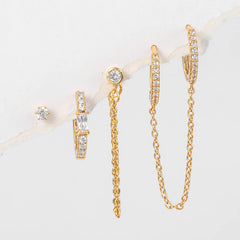 Dainty Drip Piercing Set (in Pair)