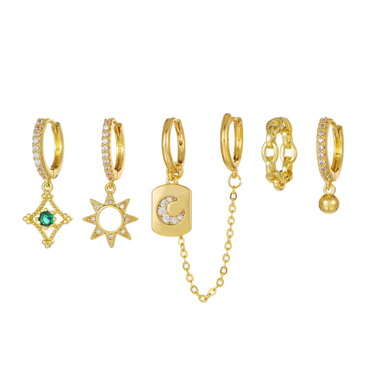 Golden Essentials Piercing Set (in Pair)