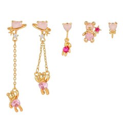Pink Crush Piercing Set (in Pair)