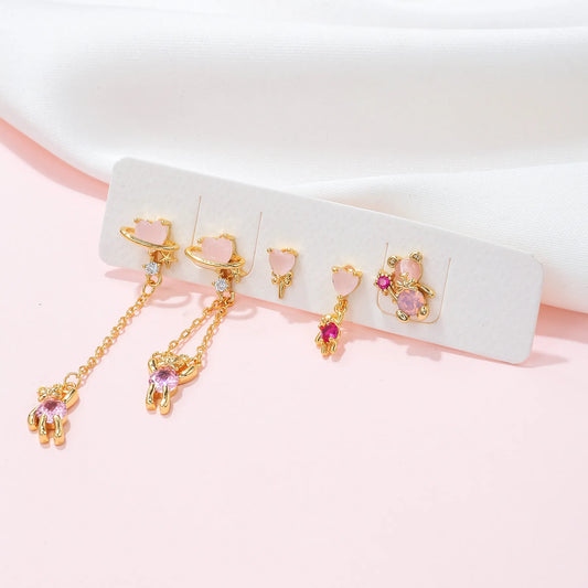Pink Crush Piercing Set (in Pair)