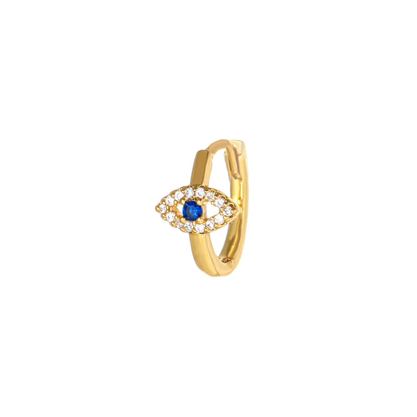 Evil Eye Hoops