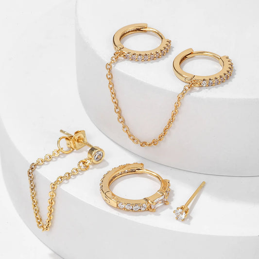 Dainty Drip Piercing Set (in Pair)