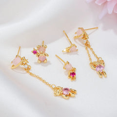 Pink Crush Piercing Set (in Pair)