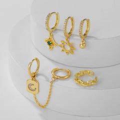 Golden Essentials Piercing Set (in Pair)