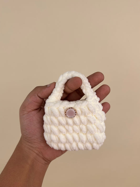 White Mini Pouch