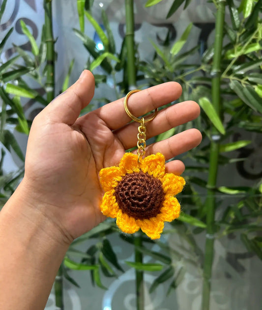 Sunflower Keychain