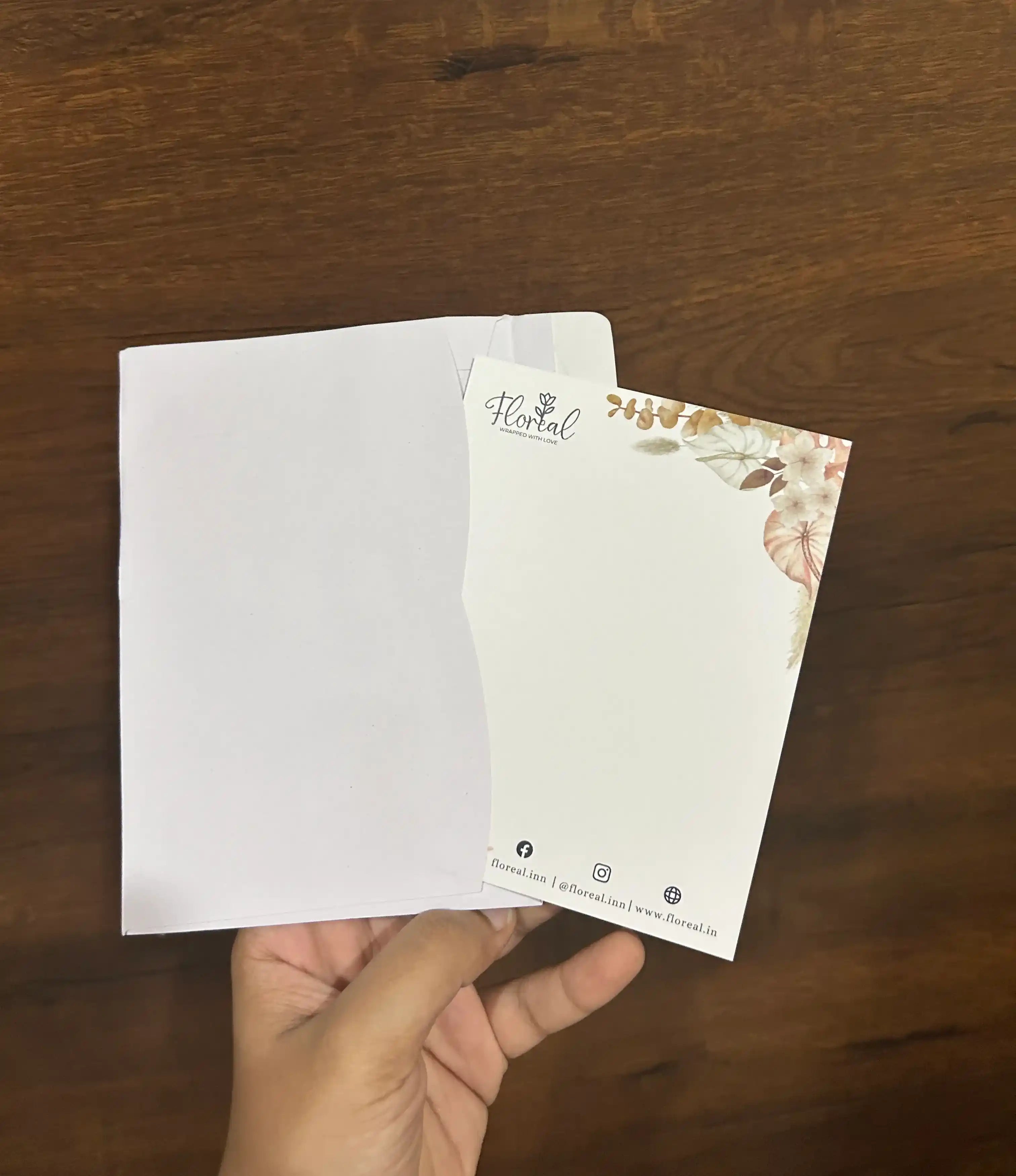 personalised notes – Floreal