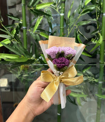 Mini lavender rose bouquet