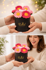 Pink Mix Flower Basket