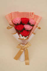 Pink and Red Roses Bouquet