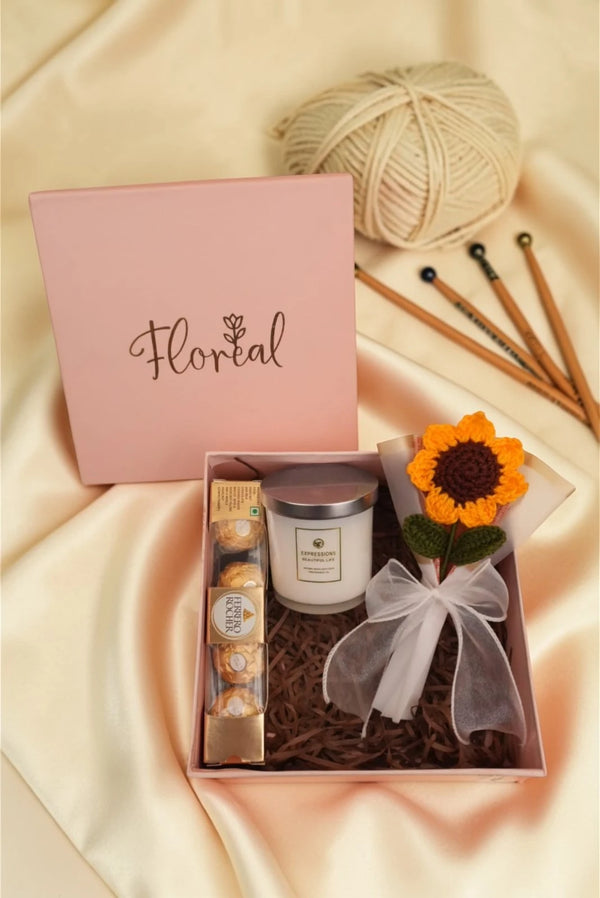 Floreal Charm Gift Box- Mini Single Bouquet Edition