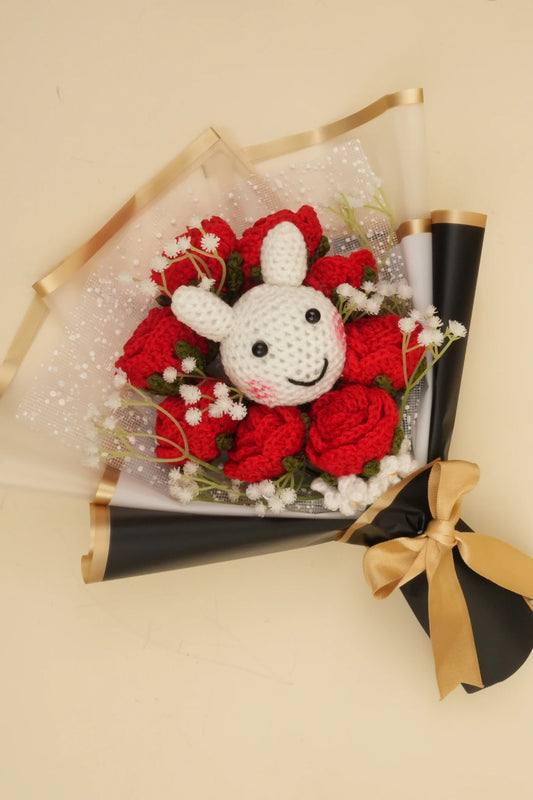Jumbo Bunny Rose Bouquet