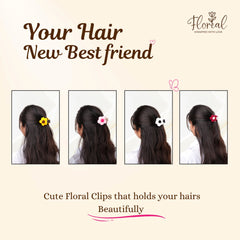 Crochet Hair Small Clutcher - Set of 4