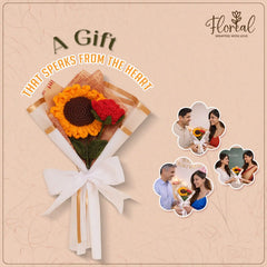 Sunflower plus Rose Bouquet